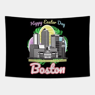 Happy Easter Day Boston Tapestry