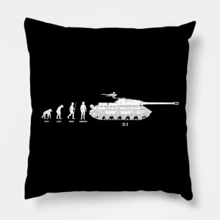 The comic crew of the IS-3 tank Pillow