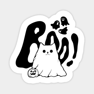 Purr-fectly Spooky: Halloween Cat Magnet