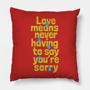 Love means Pillow