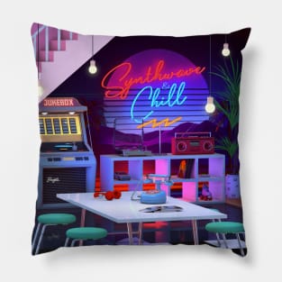 Synthwave And Chill Pillow