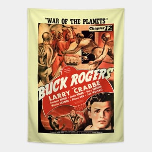 Classic Buck Rogers Serial Poster - War of the Planets Tapestry