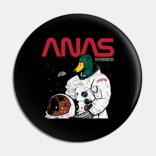 Mallard Duck Astronaut Pin