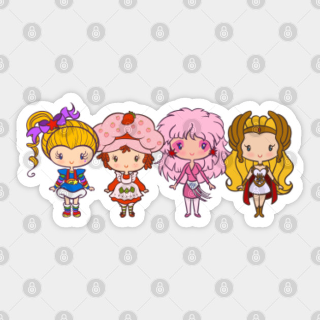 Eighties Ladies Quartet - Strawberry Shortcake - Sticker