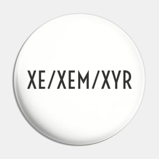 Xe/Xem/Xyr Pronoun Pin