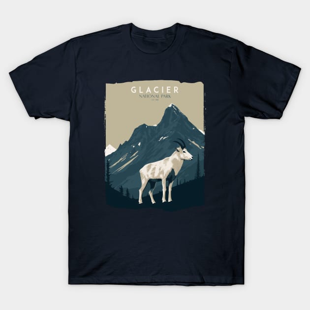 Glacier Mountain Goat T-Shirt