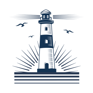 lighthouse by the sea T-Shirt