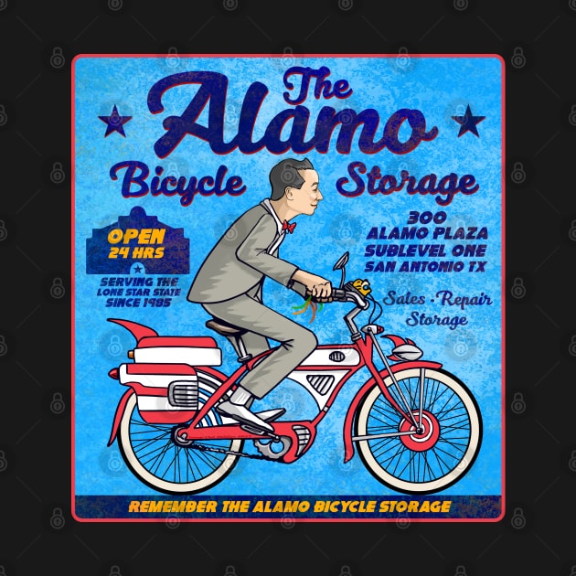 Alamo Bicycle Storage by ChetArt