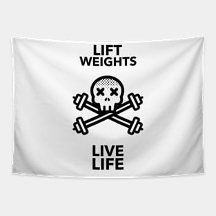 Lift Weights, Live Life Tapestry