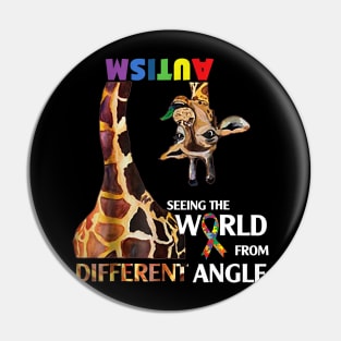 Giraffe Autism Seeing The World From Different Angle Pin