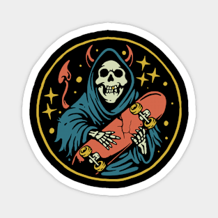 Hell Skate Vintage Design Magnet