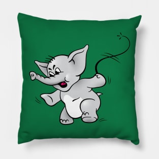 Elephants in charge Pillow