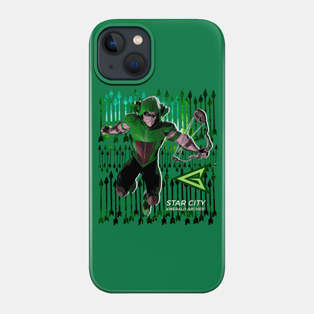 Emerald Archer - Green Arrow - Phone Case