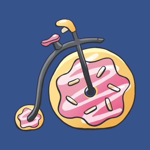 Whimsical Donut Old-Fashioned Bicycle by FortuneDesigns