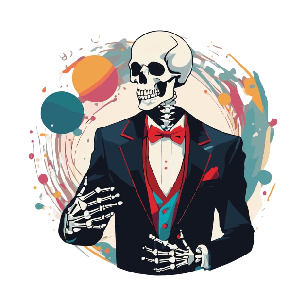 Suited Skeleton Seeks Dance Companion by Salaar Design Hub