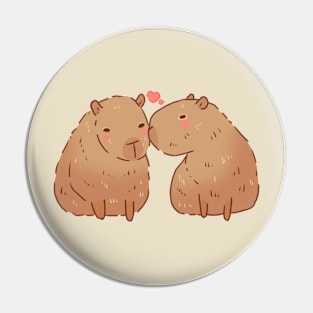 Capybaras in love Pin