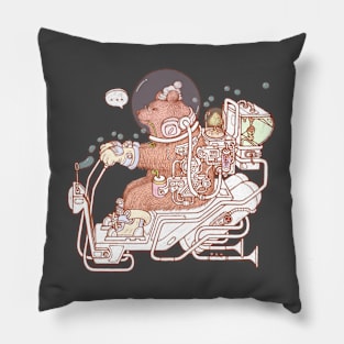 Bear space suits Pillow