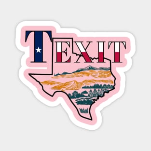 Texit Free Texas Exit Magnet