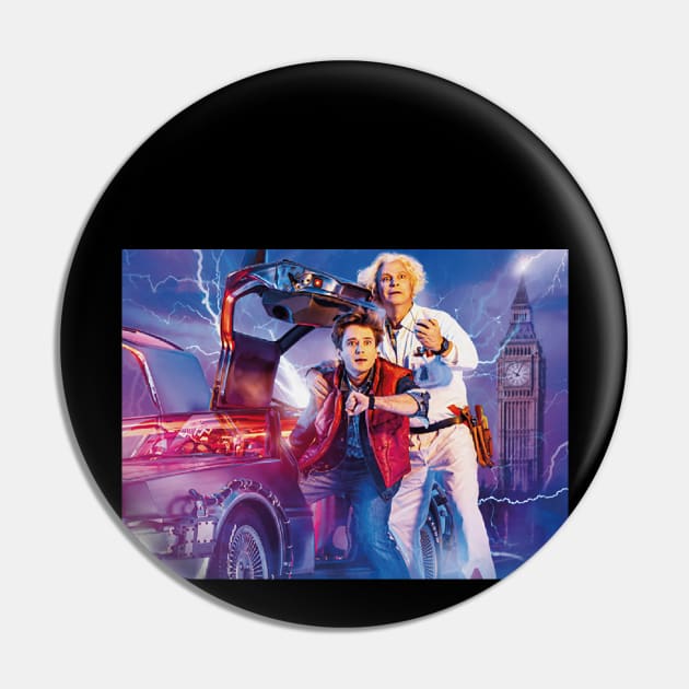 Back To The future Time Travel Pin by cindo.cindoan