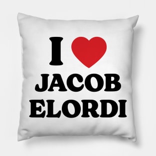 I Heart Jacob Elordi v2 Pillow