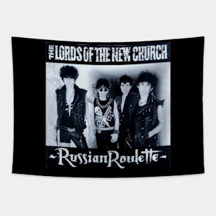 Russian Roulette 1982 Punk New Wave Throwback Tapestry