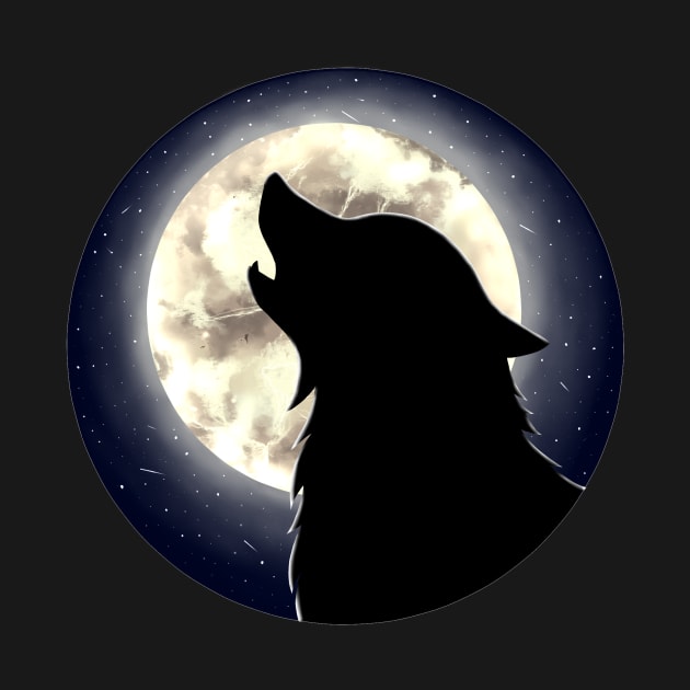 Wolf and Moon by Design_Amorim