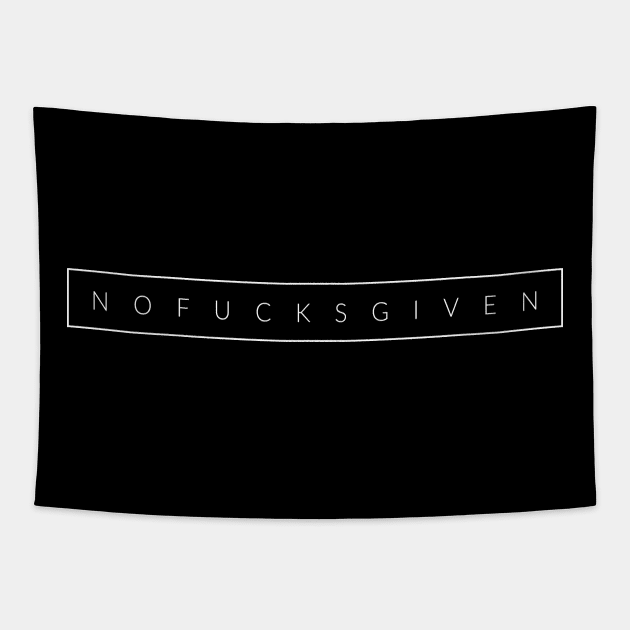 No F$cks Given Tapestry by TextyTeez