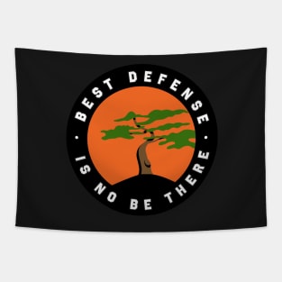 Best defense of Miyagi Do Tapestry