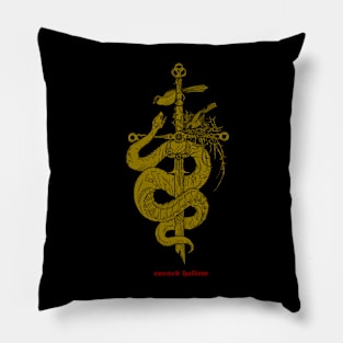 snake and sword Pillow