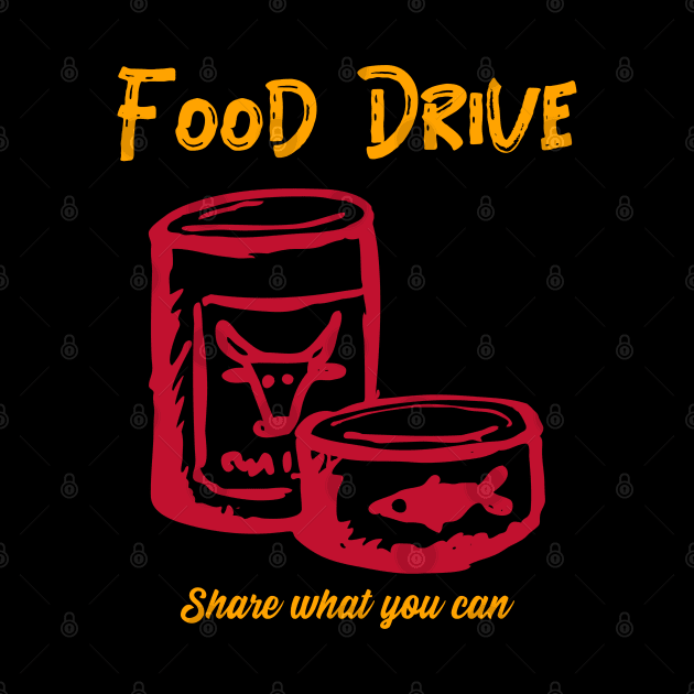 Food Drive - Share what you can by All About Nerds