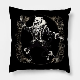 Cat - Danse Macabre Pillow