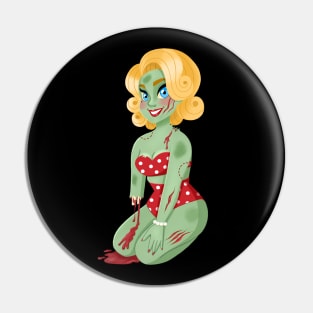 Zombie Pin-up - Blondie Pin