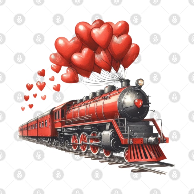 Valentine Train by Chromatic Fusion Studio