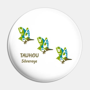 Silvereye TAUHOU New Zealand Bird Pin