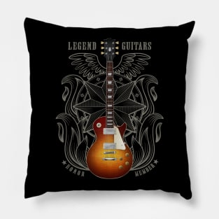 legend electric guitar honor member Pillow