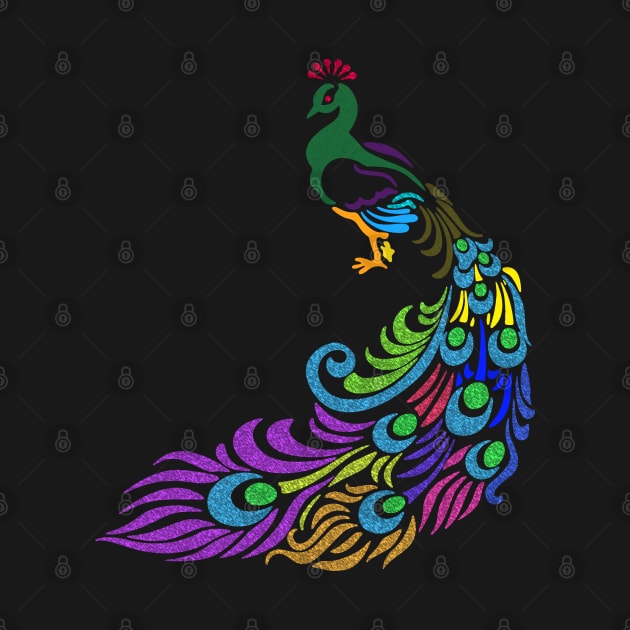 Rainbow Peacock by theboonation8267