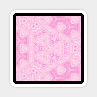 Kaleidoscope Of Soft and Bright Pink Colors Magnet