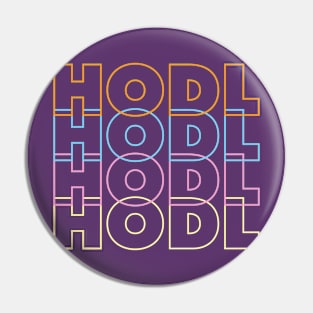 Funky HODL Pin