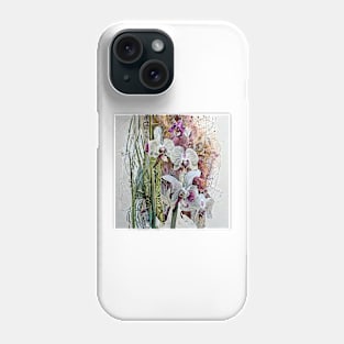 White orchids Phone Case