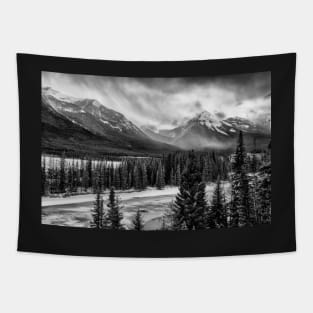 Winter Mountain Moods Tapestry