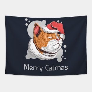 Merry Catmas Tapestry