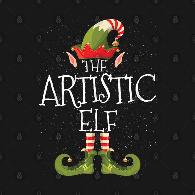 ARTISTIC Elf Family Matching Christmas Group Funny Gift by heart teeshirt