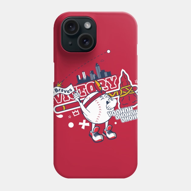 Braves Victory Phone Case by HarlinDesign