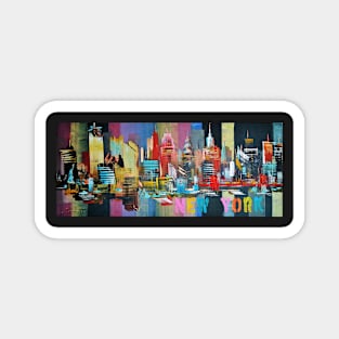 New York City Skyline 2016 0179 Magnet