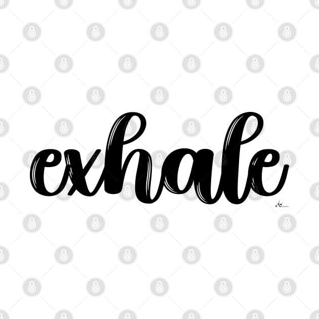 Exhale - Stress reduction reminder by Symbolsandsigns