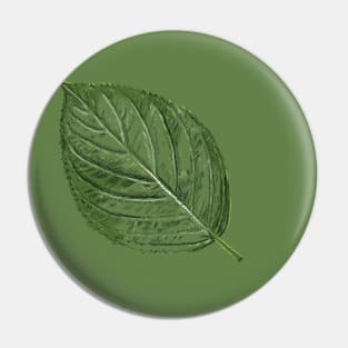 Simple green leaf Pin