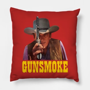 Matt Dillon - Gun - Gunsmoke - Tv Western Pillow