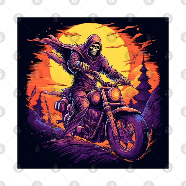 Epic Grim Reaper Motorcycle by pako-valor