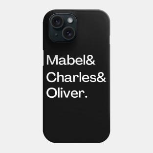 Mabel & Charles & Oliver Only Murders Phone Case