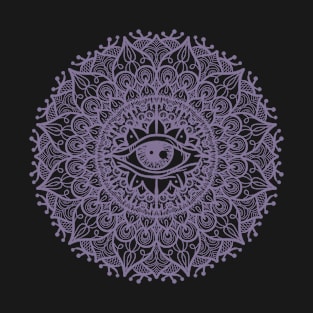 Mandala Design for Yoga T-Shirt